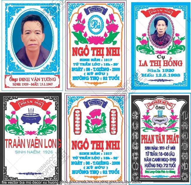 file vector bia mo decor xu huong phat giao tranh bia mo phat giao doc dao